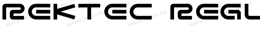 Rektec Regular字体转换